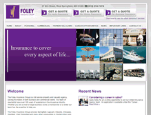 Tablet Screenshot of foleyinsurancegroup.com